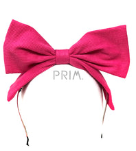 Load image into Gallery viewer, RIBBED BOW HEADBAND
