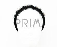 Load image into Gallery viewer, METALLIC FLOWERS COVERED HEADBAND
