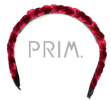 Load image into Gallery viewer, VELVET BRAID HEADBAND
