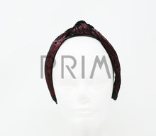 Load image into Gallery viewer, METALLIC VELVET KNOT HEADBAND
