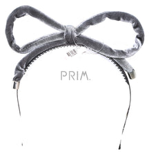 Load image into Gallery viewer, VELVET TUBE BOW HEADBAND
