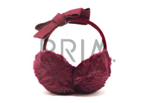 Load image into Gallery viewer, FUR EAR BOW EARMUFFS
