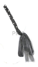 Load image into Gallery viewer, METALLIC TULLE BRAID PEARLS HEADBAND
