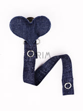 Load image into Gallery viewer, DENIM PUFF HEART
