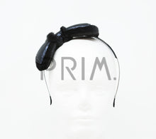 Load image into Gallery viewer, METALLIC FUR BOW HEADBAND
