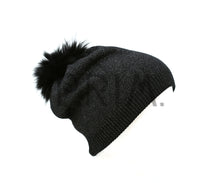 Load image into Gallery viewer, LUREX SPARKLE POM POM HAT
