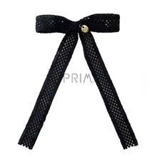Load image into Gallery viewer, HALO DELLA CHENILLE LACE BOW LONG TAIL CLIP
