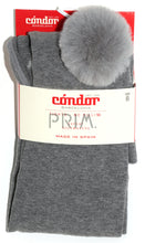 Load image into Gallery viewer, FAUX FUR POM POM TIGHTS
