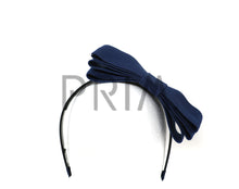 Load image into Gallery viewer, THREE LAYER BOW WITH GROMMETS HEADBAND

