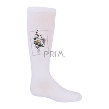 Load image into Gallery viewer, ZUBII FLORAL FRAME KNEE SOCK
