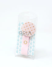 Load image into Gallery viewer, PINK FUR WITH GOLD DOTS &amp; PINK RIBBON
