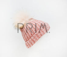 Load image into Gallery viewer, CHENILLE POM POM KNIT HAT
