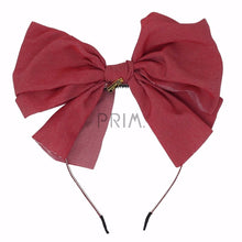 Load image into Gallery viewer, DENIM BOW HEADBAND
