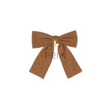 Load image into Gallery viewer, HEIRLOOMS COTTON RIBBED MEDIUM BOW CLIP
