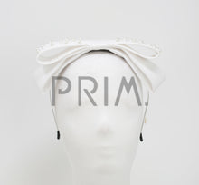Load image into Gallery viewer, LAYERED BOW WITH PEARLS HEADBAND
