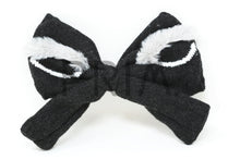 Load image into Gallery viewer, SMALL FURY EYEBROWS BOW CLIP
