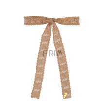 Load image into Gallery viewer, HEIRLOOMS SPRING LACE LONG BOW CLIP
