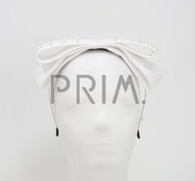 Load image into Gallery viewer, LAYERED BOW WITH PEARLS HEADBAND
