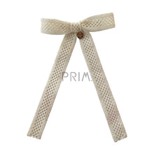 Load image into Gallery viewer, HALO DELLA CHENILLE LACE BOW LONG TAIL CLIP
