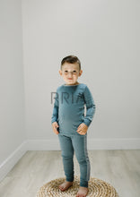 Load image into Gallery viewer, LIL LEGGS VELOUR ACCENT PJS
