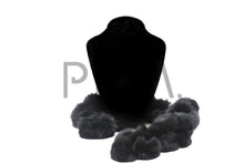Load image into Gallery viewer, RABBIT FUR POM POM COLLAR SCARF
