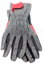 Load image into Gallery viewer, KNITTED BIRDS EYE BACK WITH LEATHER STRAP GLOVE
