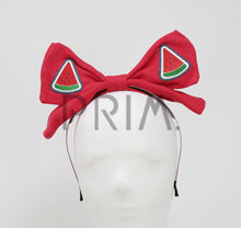 Load image into Gallery viewer, WATERMELON BOW HEADBAND
