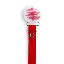 Load image into Gallery viewer, DOODLE RED ROUND CLIP
