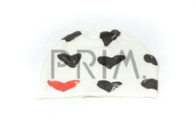 Load image into Gallery viewer, HAND DRAWN HEARTS HAT
