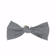 Load image into Gallery viewer, HEIRLOOMS RIBBED KNOT ONE SIDED BOW CLIP
