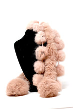 Load image into Gallery viewer, RABBIT FUR POM POM COLLAR SCARF

