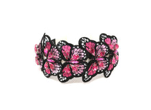 Load image into Gallery viewer, BUTTERFLIES WITH STONES HEADBAND
