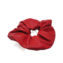 Load image into Gallery viewer, LEATHER SCRUNCHIE

