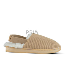 Load image into Gallery viewer, ZUBII FUR LINED RIBBED SLIPPERS
