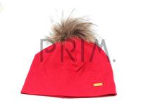 Load image into Gallery viewer, COTTON POM POM PULL ON HAT
