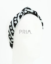 Load image into Gallery viewer, DACEE KNIT HEARTS KNOT HEADBAND
