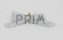 Load image into Gallery viewer, METALLIC TULLE BOW SMALL CLIP
