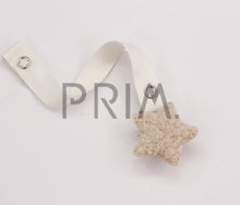 Load image into Gallery viewer, IVORY SHERPA STAR WITH IVORY RIBBON
