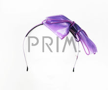Load image into Gallery viewer, VINYL BOW CLEAR HEADBAND
