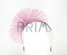 Load image into Gallery viewer, SINAMAY PLEATED FAN HEADBAND

