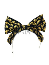 Load image into Gallery viewer, METALLIC BUTTERFLIES BOW HEADBAND
