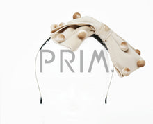 Load image into Gallery viewer, VELVET BOW WITH BUTTONS HEADBAND
