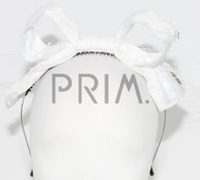 Load image into Gallery viewer, TAFFETA WIRE BOW NET HEADBAND
