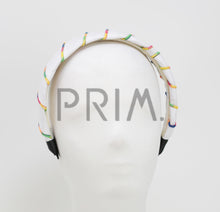Load image into Gallery viewer, DENIM COVERED WITH MULTI EDGING HEADBAND
