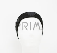 Load image into Gallery viewer, DENIM HEARTS BABY HEADBAND
