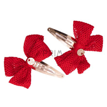 Load image into Gallery viewer, HALO ALICE MESH BOW CLIP SET
