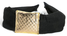 Load image into Gallery viewer, QUILTED LEATHER CENTER HEADBAND

