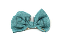 Load image into Gallery viewer, BURLAP STANDING BOW CLIP
