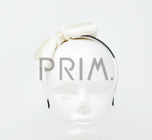 Load image into Gallery viewer, METALLIC FUR BOW HEADBAND
