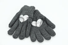 Load image into Gallery viewer, DACEE KNIT FOIL HEART GLOVES
